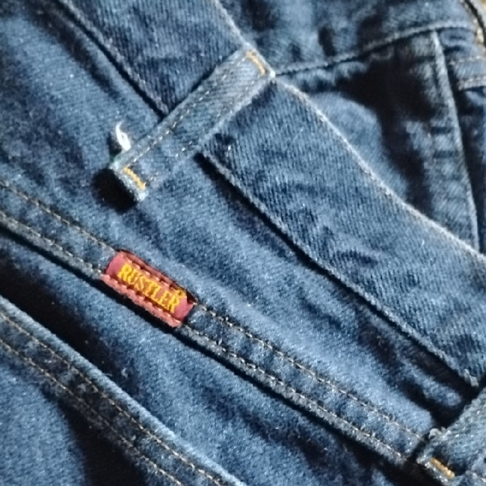 Rustler Men's Deep Blue Relaxed Jeans